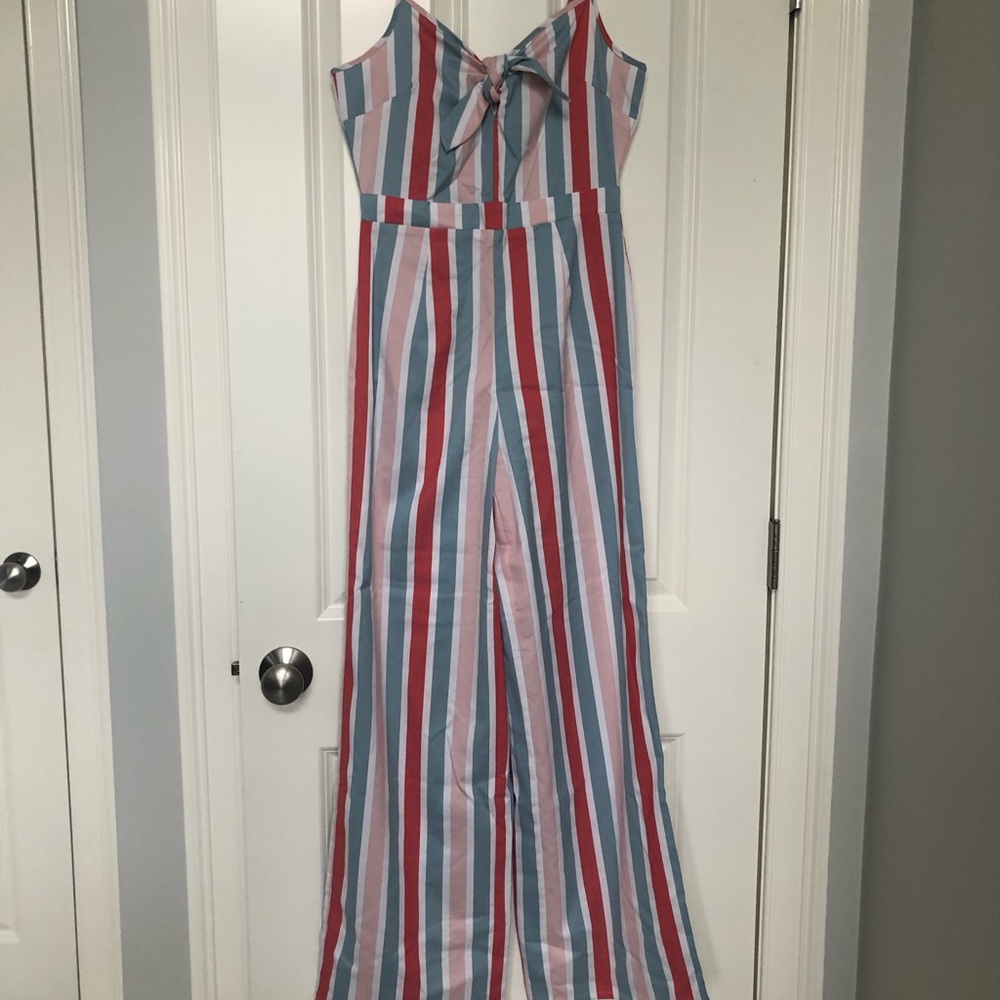 Striped Jumpsuit